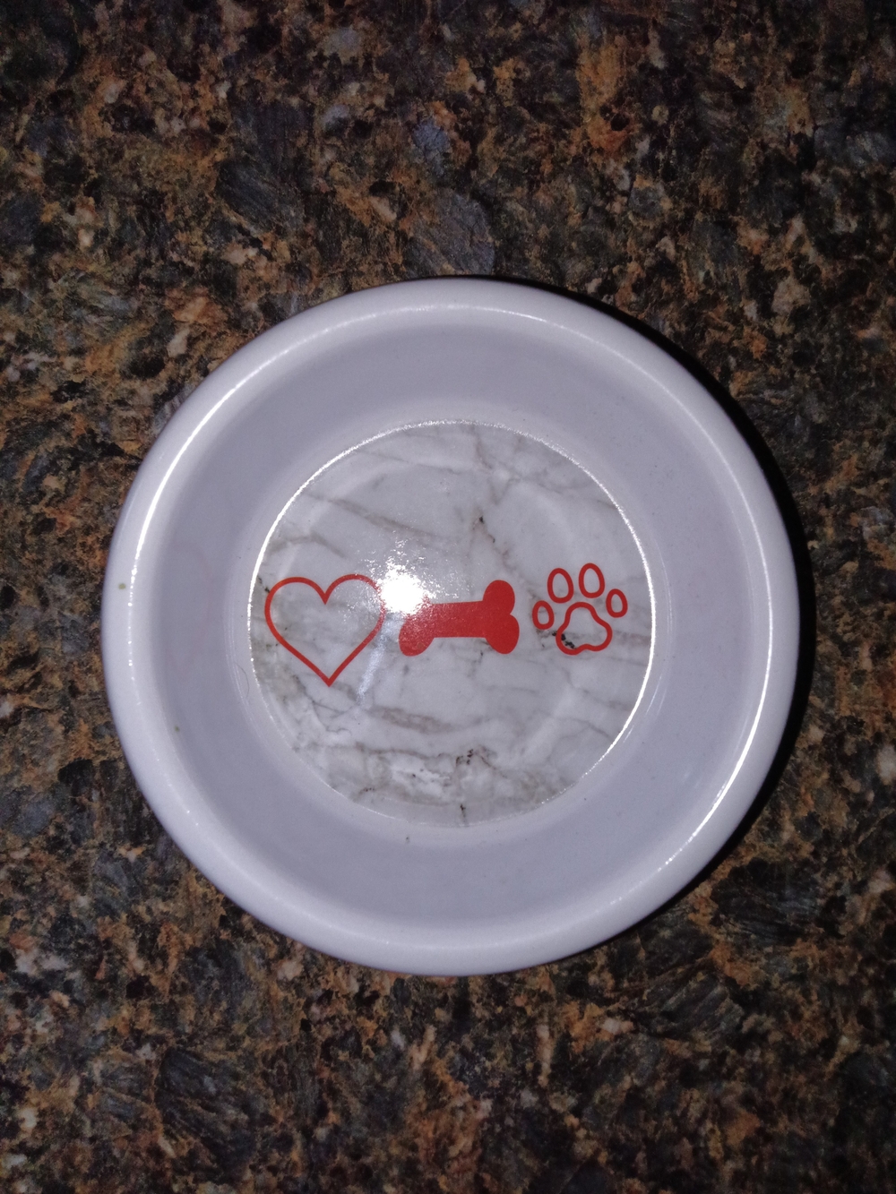 Pet Decorative Melamine Dog Water Food Bowl - Picture 3 of 4